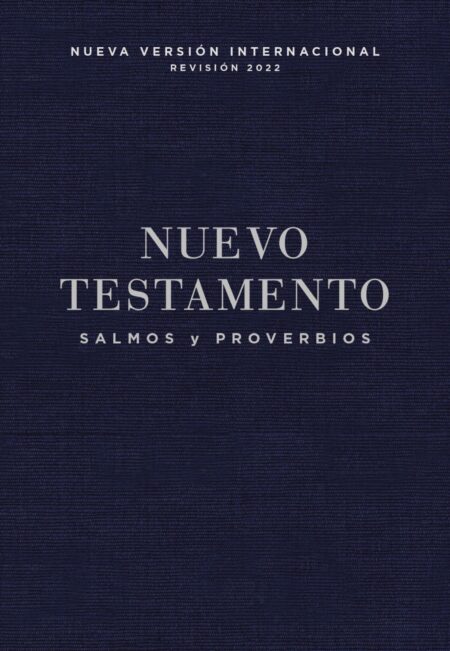 Biblia NVI Nuevo Testamento Bolsillo Azul Añil Rústica