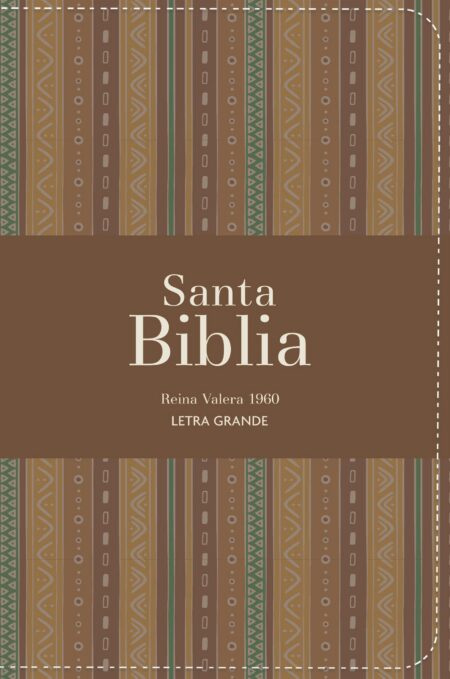 Biblia RVR 1960 Compacta Letra Grande 11 puntos Símil Piel Andina Marrón Café