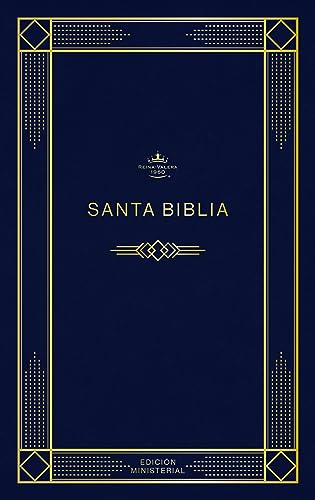 Biblia RVR 1960 Económica Azul Oscuro Rústica