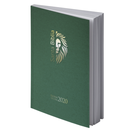 Biblia RVR 2020 Letra Grande León de Judá Verde Rústica