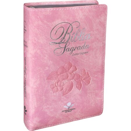 Biblia Em Portugués RA065TILG Tapa Imitación Cuero Rosa Noble Índice Digital