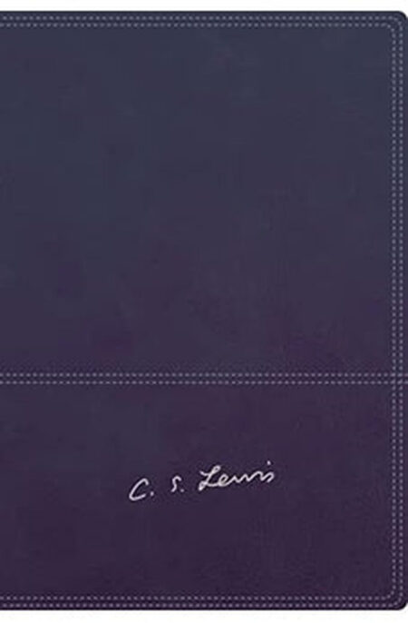 Biblia RVR 1977 Reflexiones de C.S. Lewis Piel Azul Marino