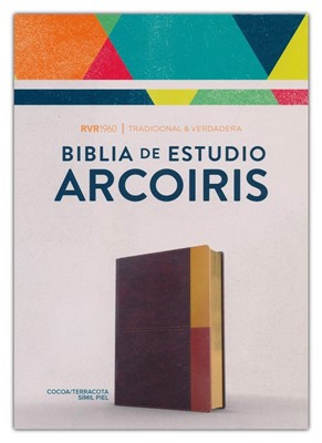 Biblia RVR60 Arcoiris Cocoa/Terracota SimiPiel