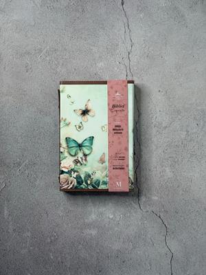 Biblia RVR60c Exquisita/ Mariposas Primavera Manija Iman
