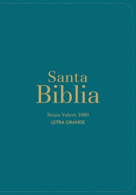Biblia RVR 1960 Compacta Letra Grande 11 puntos Símil Piel Pino Verde